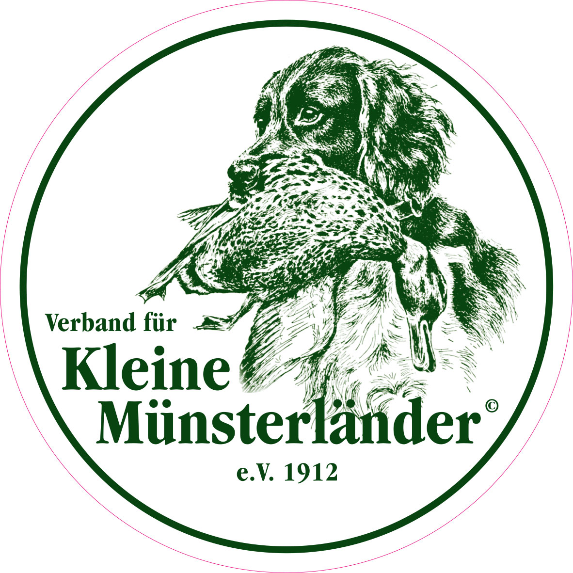 Münsterländer Klein Groß hört aufs Wort Hunde Auto Aufkleber